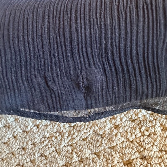 JENNY YOO- Leah Chiffon/Silk Black Gown, Size 2 - Picture 7 of 7